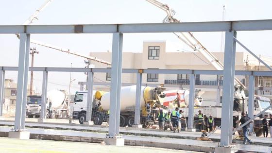 في دعم الشعائر الدينية : تواصل محافظة ميسان إنشاء مسقفات صلاة الجمعة