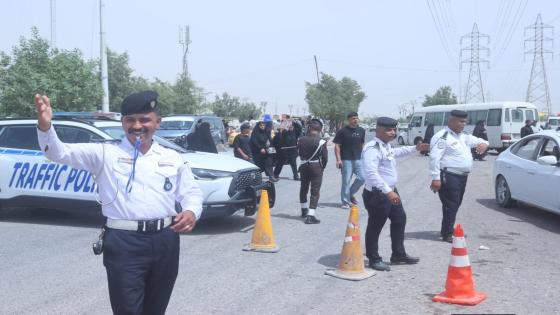 مديرية المرور تباشر تنفيذ الخطة المرورية الخاصة بمناسبة عيد الغدير الأغر